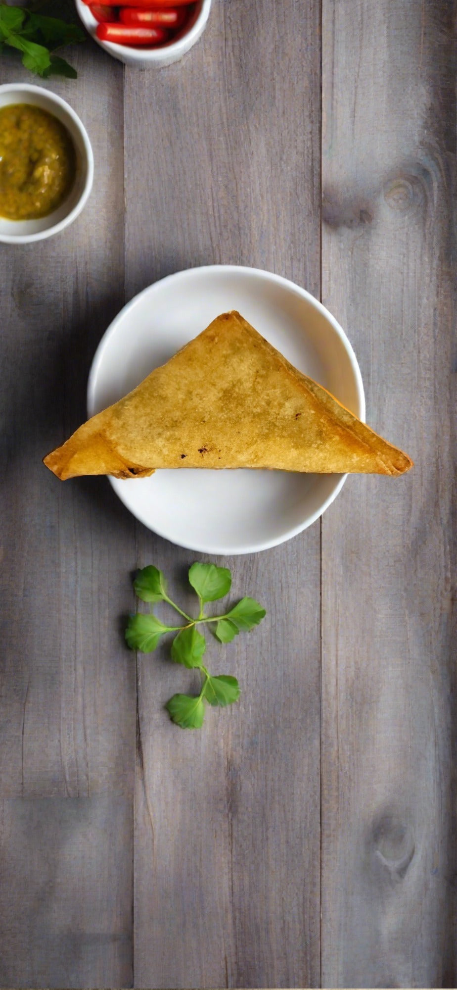 BUTTER CHICKEN Samosa Large - 110g x 15 pack - Golden Orient Foods