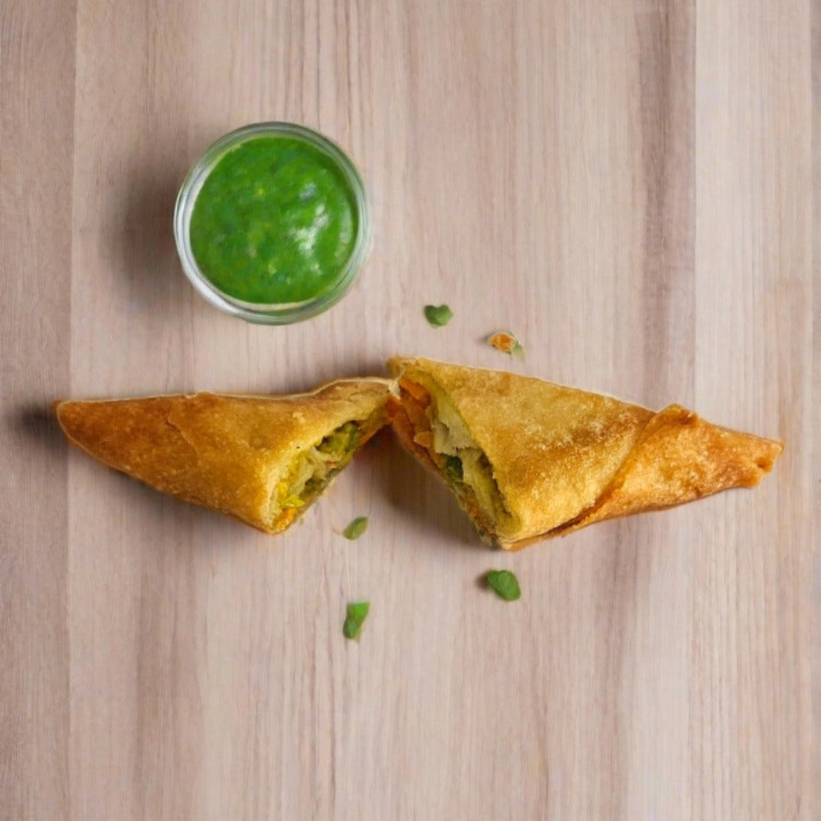 Vegetarian Samosa Half